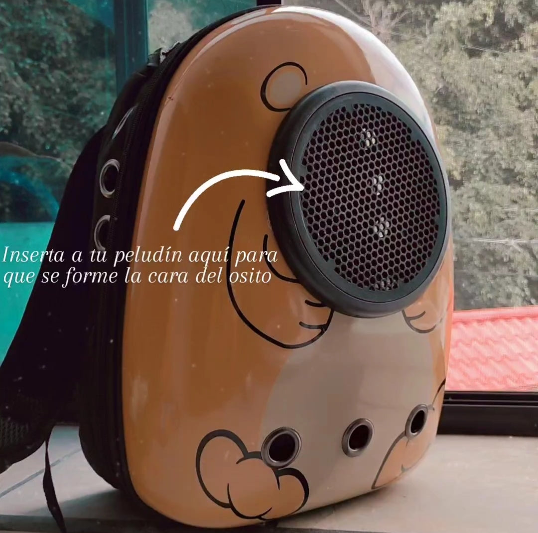 Mochila espacial con diseño porta mascota, mochila para gato, chihuahua
