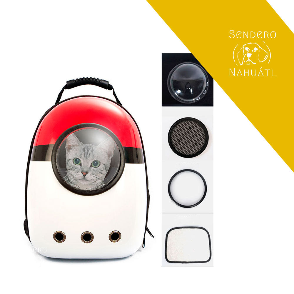 Mochila espacial con diseño porta mascota, mochila para gato, chihuahua