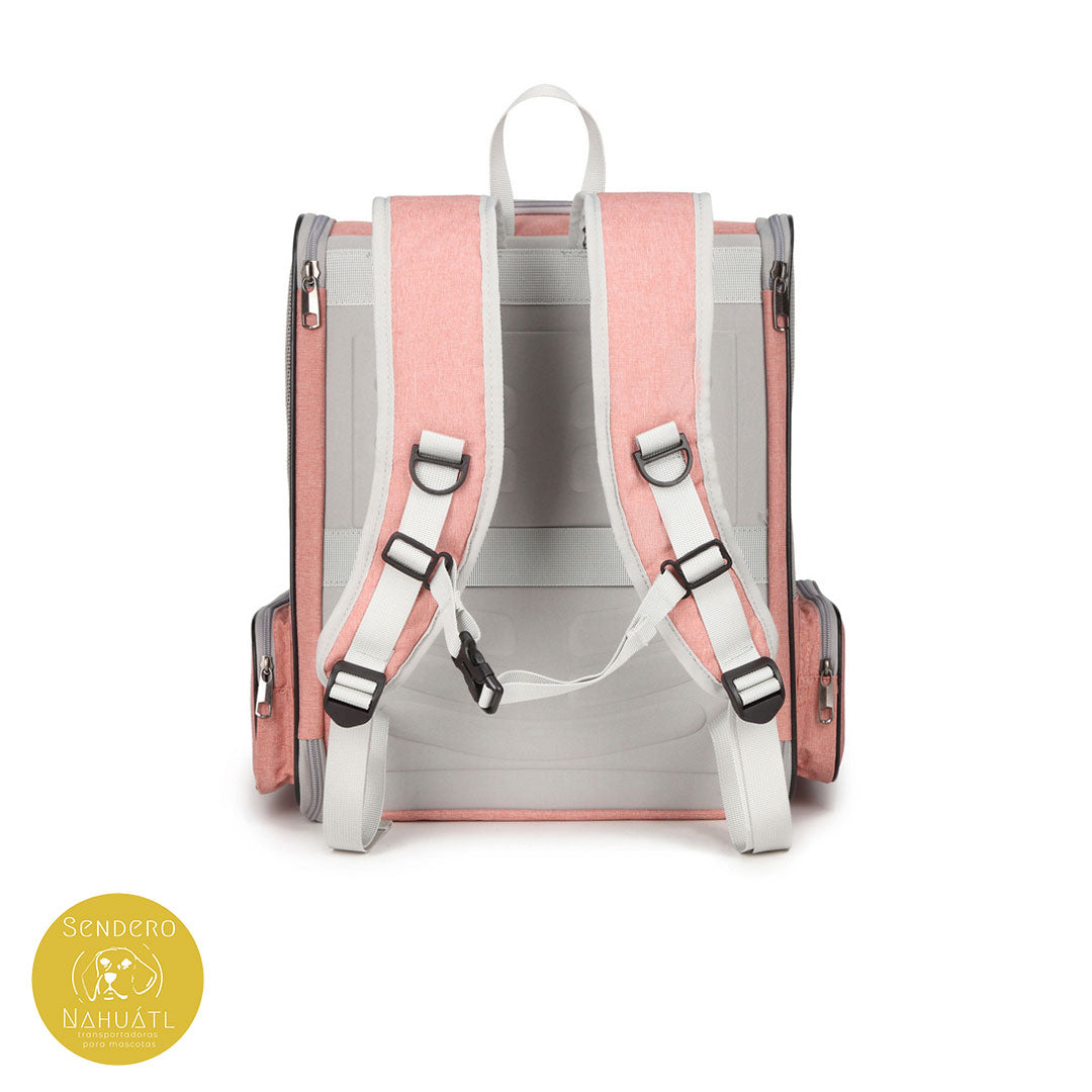 Mochila Senderista porta mascota, portagato, chihuahua o conejo, mochila para gato