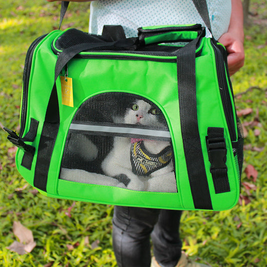 maletín travel porta mascota bolso para viaje gato, perro, conejo APROBADO POR AEROLÍNEA