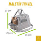 maletín travel porta mascota bolso para viaje gato, perro, conejo APROBADO POR AEROLÍNEA